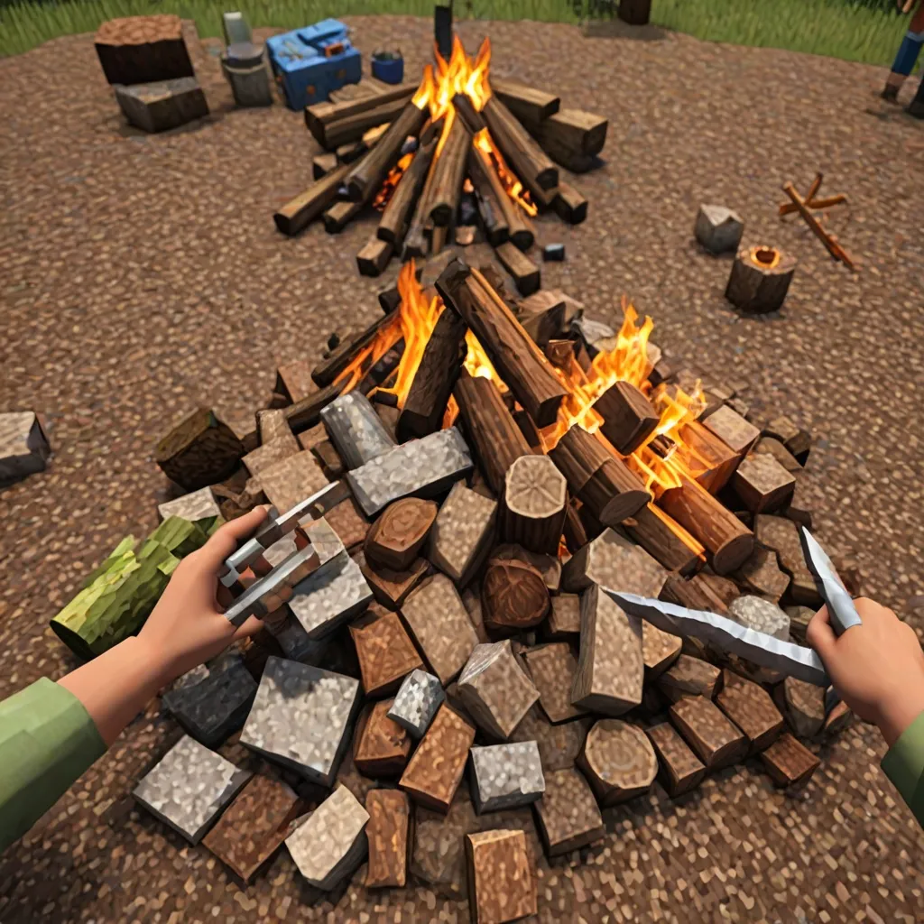 Jak zrobić ognisko w Minecraft?