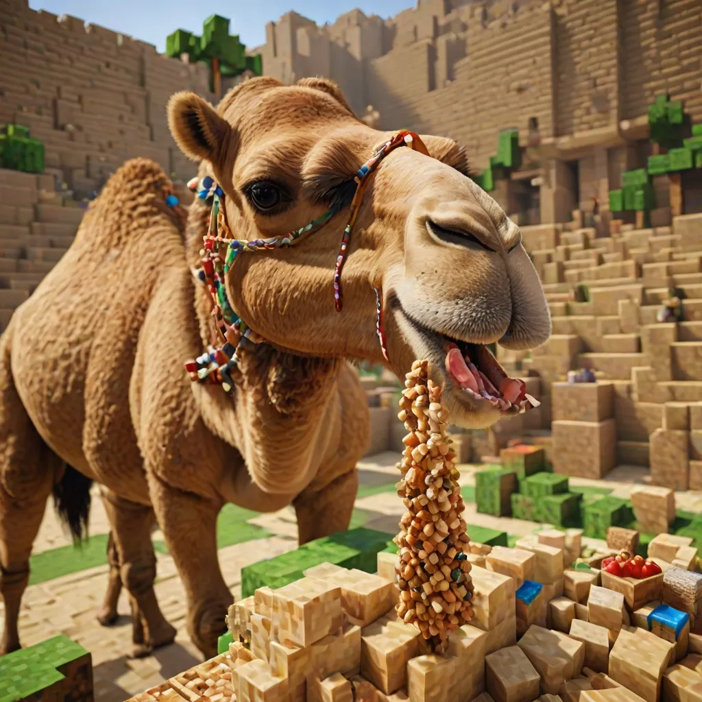 co Jedzą wielbłądy w Minecraft?