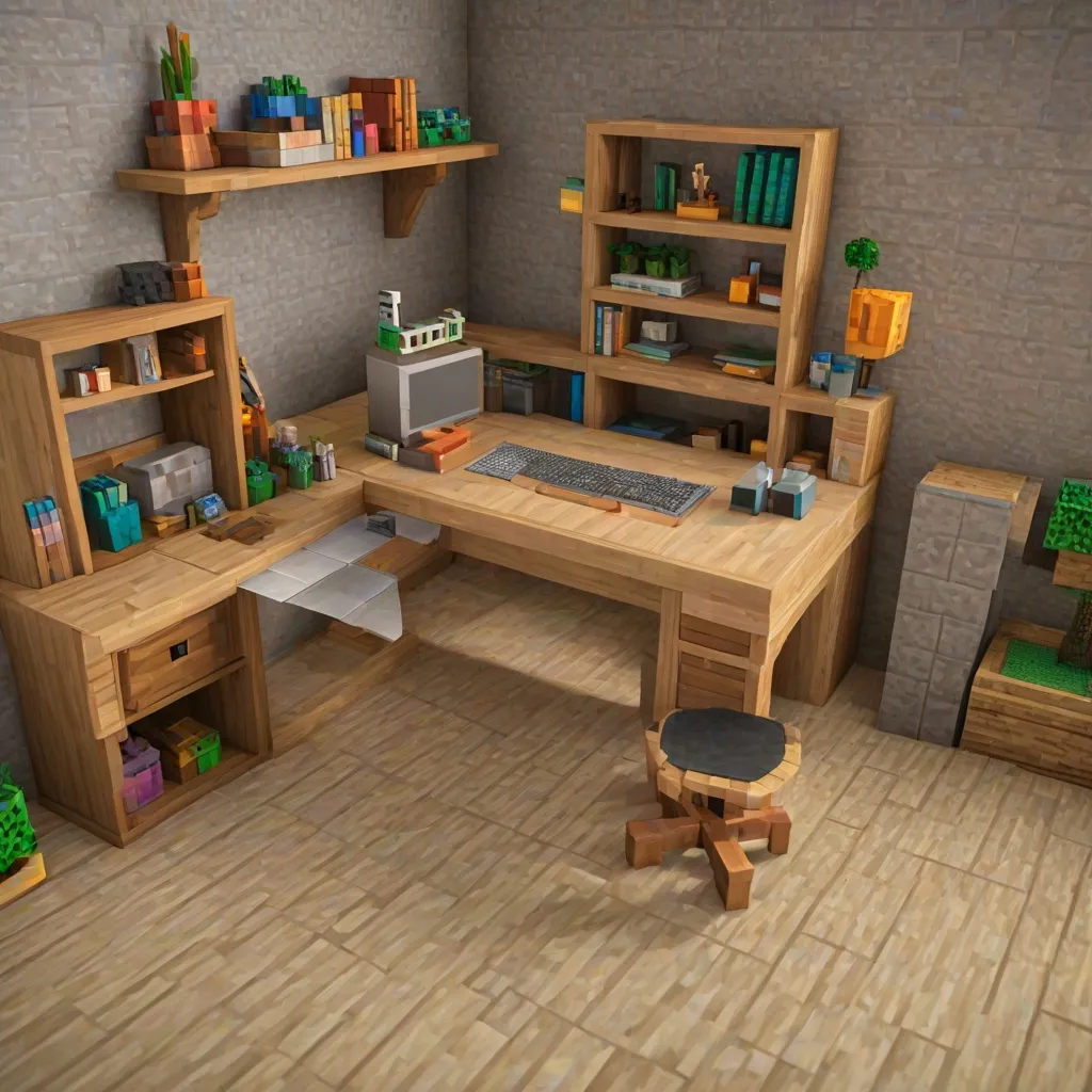 Jak zrobić pulpit w Minecraft?