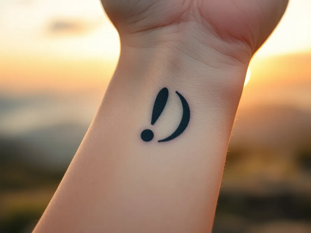 Co oznacza tatuaż średnik? Odkryj jego głębokie znaczenie